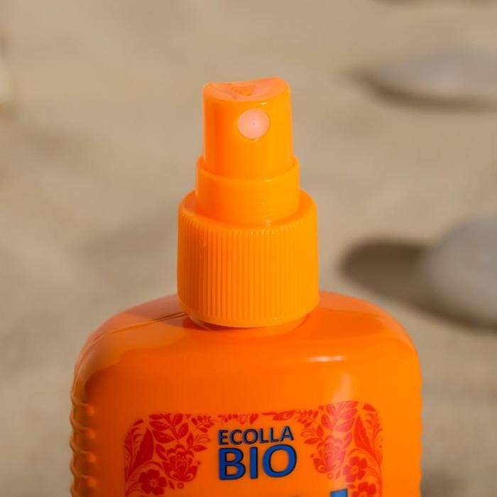 Спрей для безопасного загара SPF 60+ для всей семьи Ecolla-BIO Спрей для безопасного загара SPF 60+ для всей семьи Ecolla-BIO "Sun Active", 120 мл