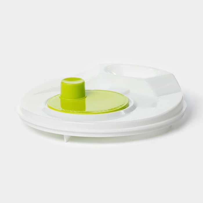 Центрифуга для сушки зелени  Центрифуга для сушки зелени "Оазис" 3,2 л, пластик, цвет бело-зеленый