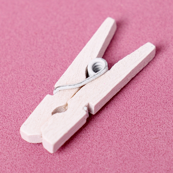 Набор прищепок для декора «Классика», 50 шт., 1шт. — 2,5 см, серый и белый цвет Набор прищепок для декора «Классика», 50 шт., 1шт. — 2,5 см, серый и белый цвет