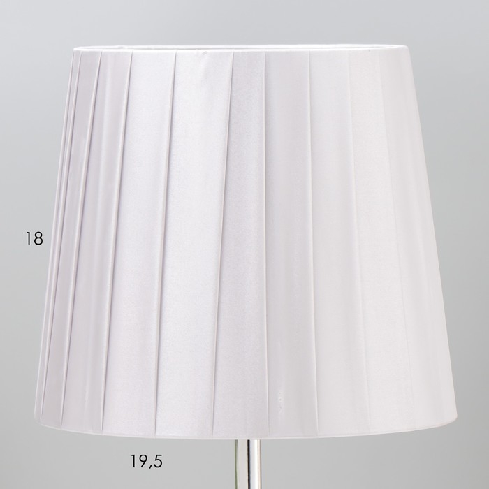 Настольная лампа Настольная лампа "Риволи" Е27 40Вт черно-серый 19х19х36 см RISALUX