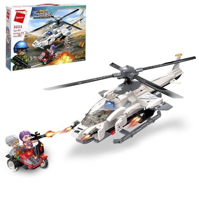 Конструктор Миротворцы &laquo;Штурмовой вертолёт&raquo;, 352 детали