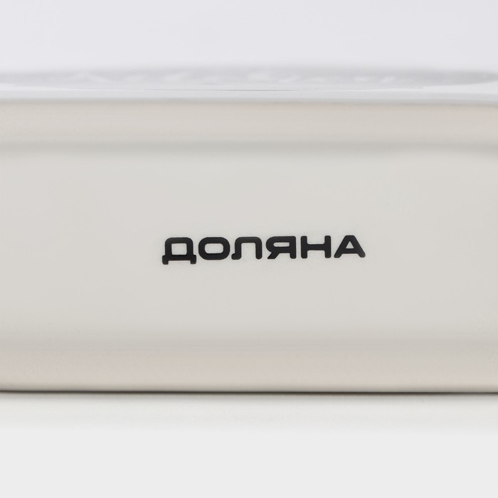 Салфетница Доляна «Гурман», 13,3×3,7×7,1 см, цвет белый Салфетница Доляна «Гурман», 13,3×3,7×7,1 см, цвет белый