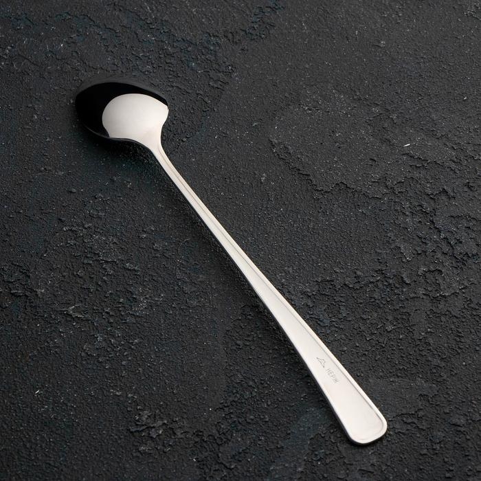 Ложка для коктейля «Мондиал», длина 19,5 см, толщина 2,5 мм, цвет серебряный Ложка для коктейля «Мондиал», длина 19,5 см, толщина 2,5 мм, цвет серебряный