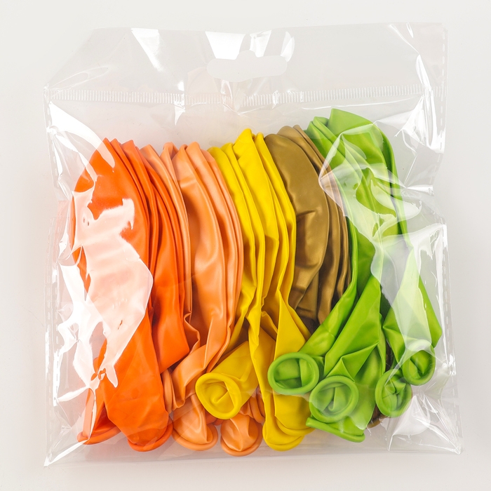 Шар латексный 12 Шар латексный 12" «Лето», набор 25 шт., цвета МИКС