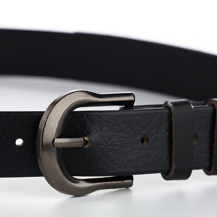 Ремень мужской, ширина 3 см, пряжка металл, цвет чёрный Ремень мужской, ширина 3 см, пряжка металл, цвет чёрный