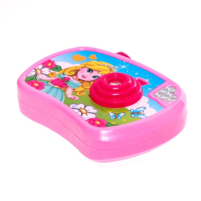 Фотоаппарат с проектором «Милая принцесса», 8 картинок, световые эффекты, цвет розовый Фотоаппарат с проектором «Милая принцесса», 8 картинок, световые эффекты, цвет розовый