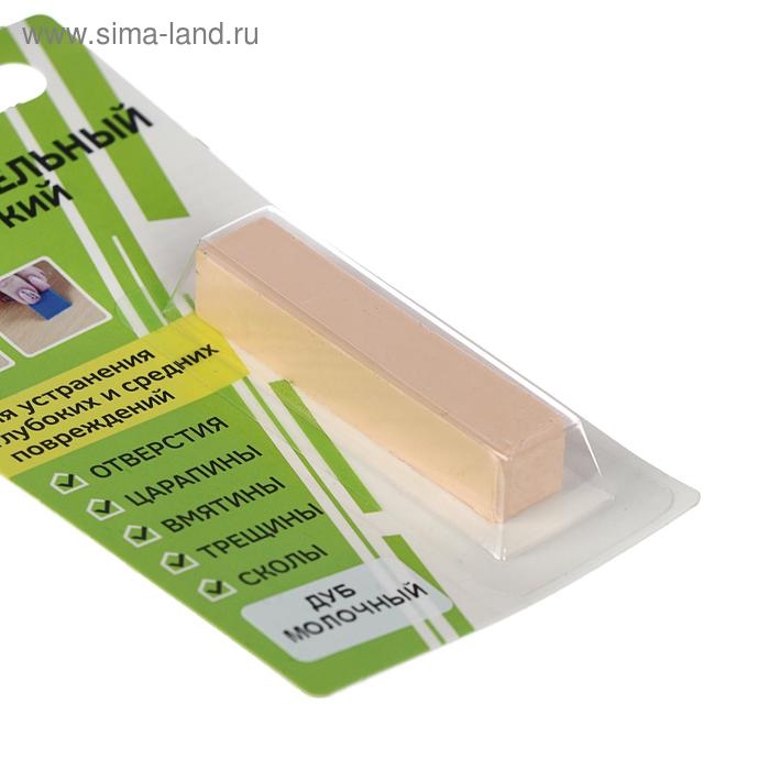 Воск мебельный ВМ-2 бук, дуб молочный, блистер, 9 г Воск мебельный ВМ-2 бук, дуб молочный, блистер, 9 г