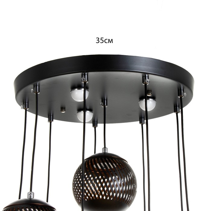 Каскад Каскад "Билли" 10LED+3LED 79Вт ПДУ черный 40х40х200см BayerLux