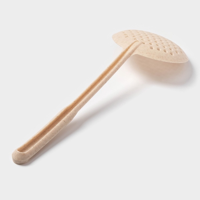 Шумовка Доляна «Беж», 32×11×6 см, цвет бежевый Шумовка Доляна «Беж», 32×11×6 см, цвет бежевый