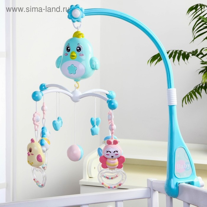 Мобиль музыкальный на кроватку «Цыплёнок», работает от батареек Мобиль музыкальный на кроватку «Цыплёнок», работает от батареек