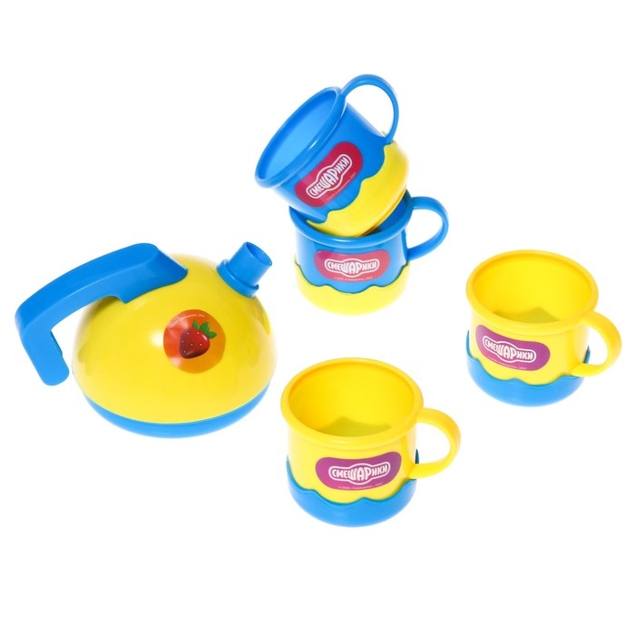 Набор посуды, Смешарики, в контейнере Набор посуды, Смешарики, в контейнере