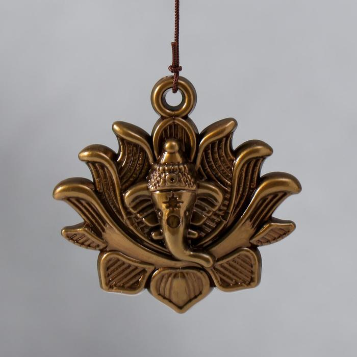 Музыка ветра металл Музыка ветра металл "Ганеша, ожерелье" 5 колокольчиков 60 см