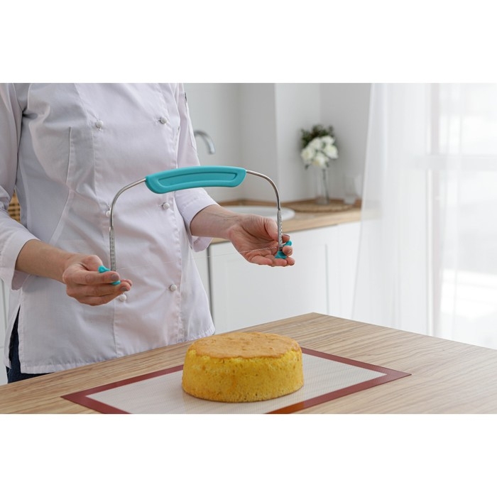 Струна для нарезки бисквита Доляна, 27 см, цвет МИКС Струна для нарезки бисквита Доляна, 27 см, цвет МИКС