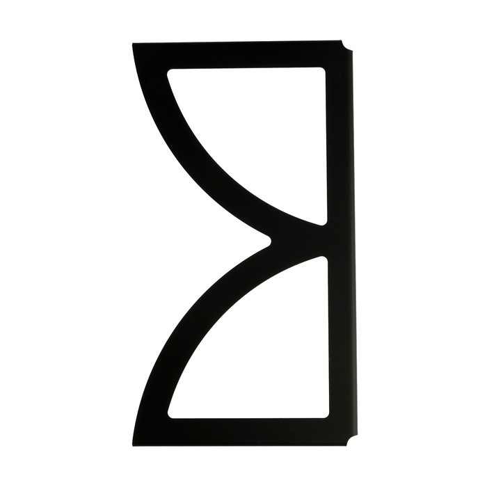 Кронштейн DELТА, двойной, мод.2, 195х355, 2 шт, цвет черный Кронштейн DELТА, двойной, мод.2, 195х355, 2 шт, цвет черный