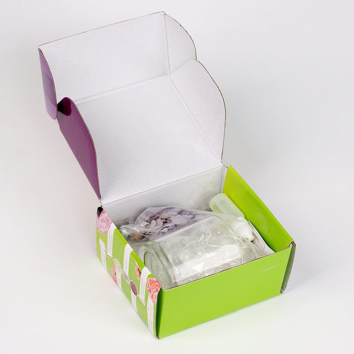 Свеча своими руками. Создание ароматической свечи с сухоцветами «Виноград», набор для творчества Свеча своими руками. Создание ароматической свечи с сухоцветами «Виноград», набор для творчества