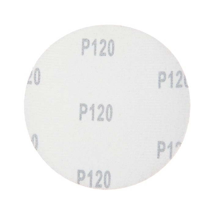 Круг абразивный шлифовальный под Круг абразивный шлифовальный под "липучку" ТУНДРА, 125 мм, Р120, 100 шт.