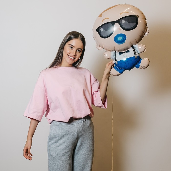 Воздушный шар фольгированный 27" &laquo;Крутой малыш&raquo;, без подложки