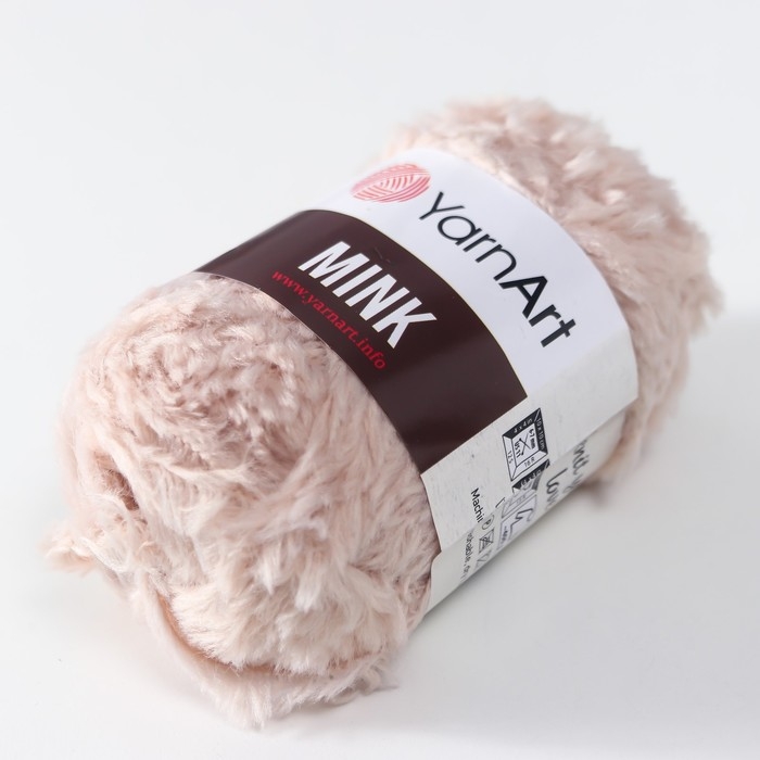 Пряжа Пряжа "Mink" 100% полиамид 75м/50гр (331 бежевый)