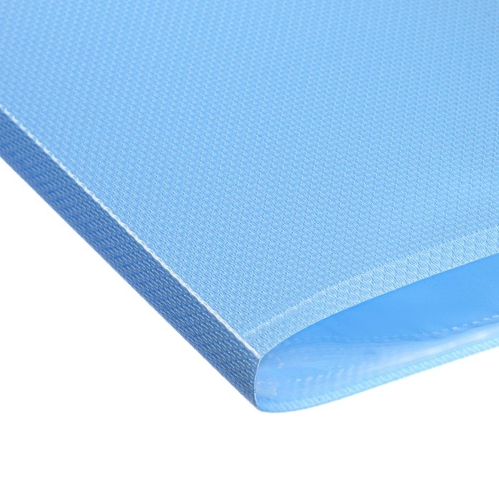 Папка 20 вкладышей, А4, 700 мкм, Calligrata TOP Breeze, с тиснением, небесный Папка 20 вкладышей, А4, 700 мкм, Calligrata TOP Breeze, с тиснением, небесный