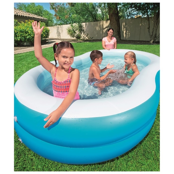 Бассейн надувной «Большая лагуна», 262 х 157 х 46 см, от 3 лет, 54117 Bestway Бассейн надувной «Большая лагуна», 262 х 157 х 46 см, от 3 лет, 54117 Bestway