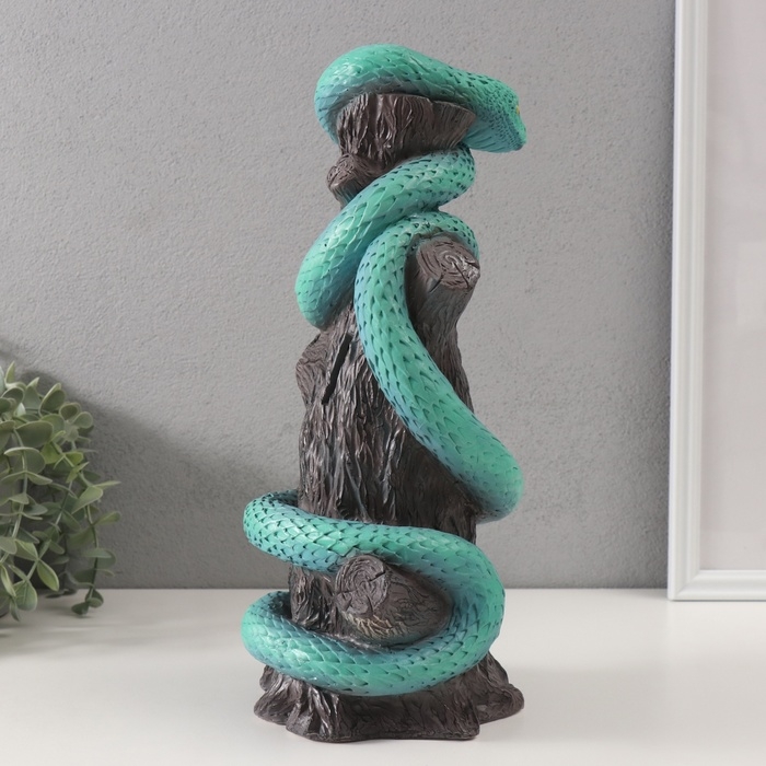 Копилка"ЗМЕЯ НА ПЕНЬКЕ"  33 х 14 х 15 см.