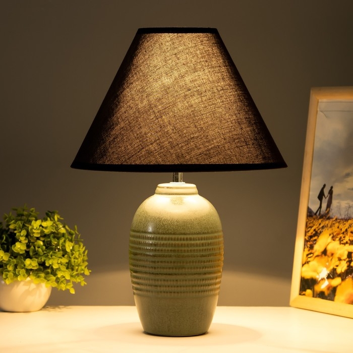 Настольная лампа Настольная лампа "Ноеми" Е14 40Вт серый 27,5х27,5х39 см RISALUX