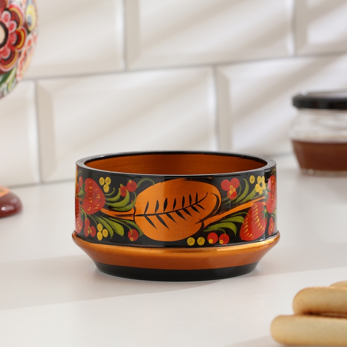 Коробка «Ягодка», большая, 12-13×9-10 см, хохлома Коробка «Ягодка», большая, 12-13×9-10 см, хохлома