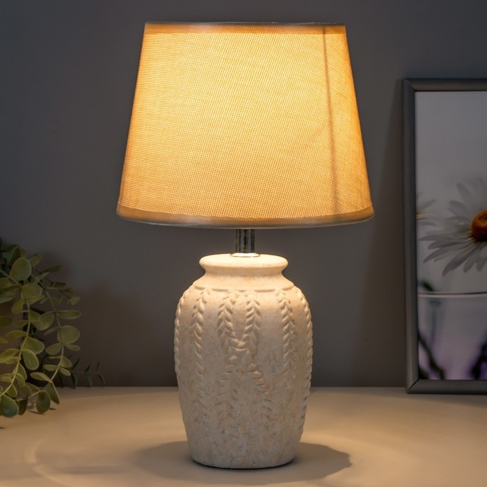 Настольная лампа Настольная лампа "Бриджит" Е14 40Вт МИКС h.27 см RISALUX