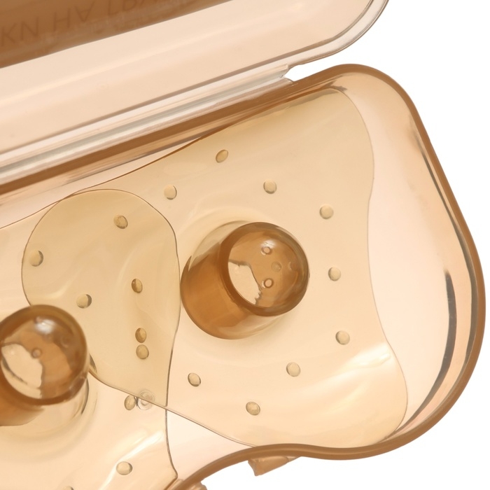 Накладки на грудь для кормления, силиконовые, набор 2 шт., в контейнере, M&B Накладки на грудь для кормления, силиконовые, набор 2 шт., в контейнере, M&B