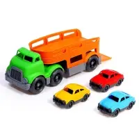 Грузовик - автовоз детский, с 3 машинками, цвет МИКС