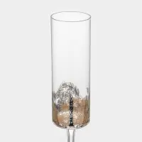 Бокал для шампанского Magistro &laquo;Золотой лист&raquo;, 170 мл, d=4.5 см, стекло, прозрачный