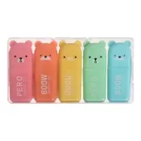 Набор маркеров-текстовыделителей &laquo;Зверьки&raquo;, 5 цветов