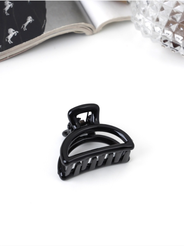 Набор для волос «Вивьен», 4 резинки 5.5 см, краб 4 см, дуга, чёрный Набор для волос «Вивьен», 4 резинки 5.5 см, краб 4 см, дуга, чёрный