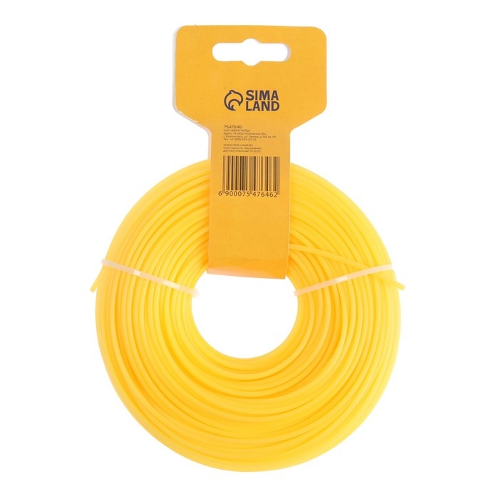 Леска для триммера ТУНДРА, сечение круг, d=2.4 мм, 50 м, нейлон Леска для триммера ТУНДРА, сечение круг, d=2.4 мм, 50 м, нейлон