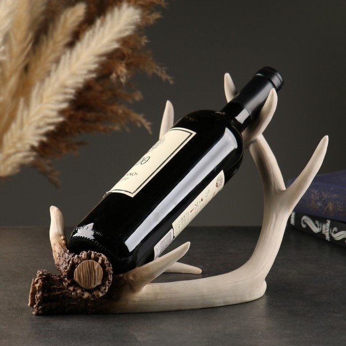 Подставка для бутылки  Подставка для бутылки "Рога оленя" 28*25см