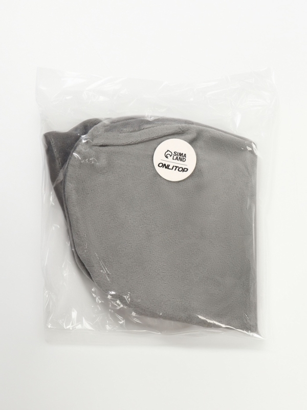 Подушка-воротник надувная 31*31см серый накл OT Подушка-воротник надувная 31*31см серый накл OT