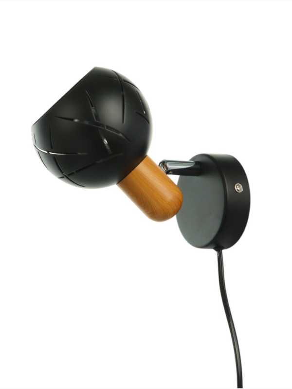 Спот Спот "Алейда" 1хЕ14 40Вт черный 13х13х10 см