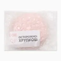 Зеркало складное &laquo;Мех&raquo;, d=8 см, с увеличением, с искусственным мехом, розовое