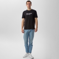 Футболка мужская KAFTAN Снегопадла, черный, размер M
