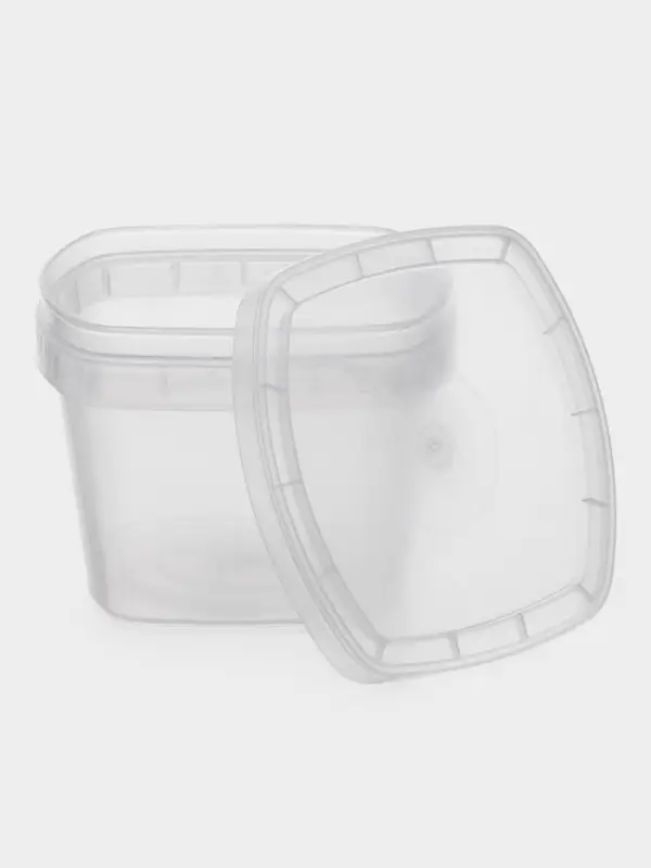Контейнер пищевой ПластоС, 280 мл, d=11 см, h=7 см, с герметичной крышкой, пластик, прозрачный Контейнер пищевой ПластоС, 280 мл, d=11 см, h=7 см, с герметичной крышкой, пластик, прозрачный