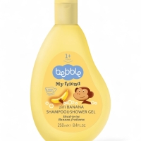 Шампунь и гель для душа 2в1 My Friend Bebble с ароматом банана, 250 мл