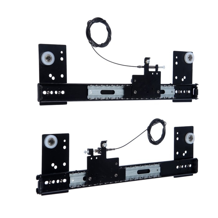 Комплект направляющих для поворотных дверей ТУНДРА L=400 мм., H=35 мм. Комплект направляющих для поворотных дверей ТУНДРА L=400 мм., H=35 мм.