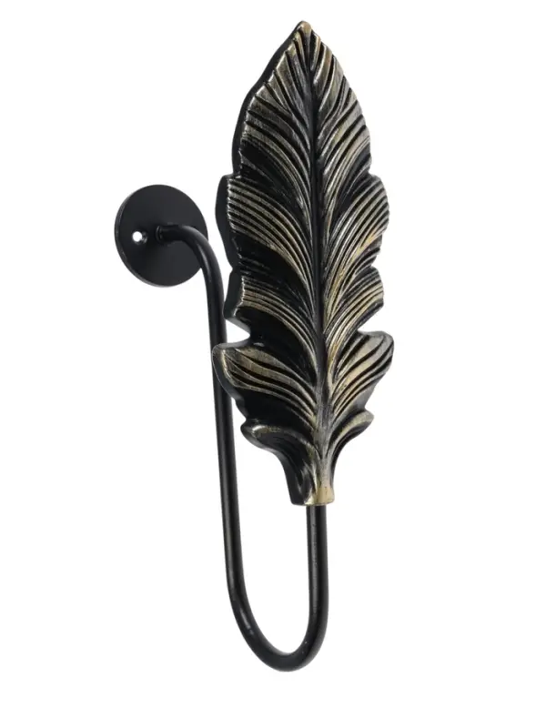 Крючок для штор CAPPIO KS041, цвет черный с золотом, набор 2 шт Крючок для штор CAPPIO KS041, цвет черный с золотом, набор 2 шт