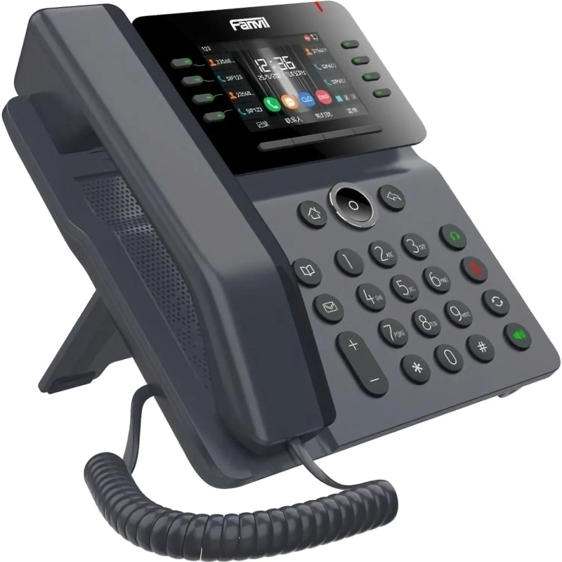 IP-телефон Fanvil V64 Enterprise, 12 SIP, 3.5' color LCD, Opus+IPV6