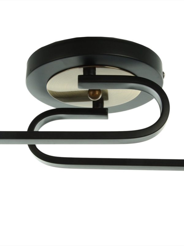 Люстра Люстра "Рендо" 2хЕ27 40Вт черно-бронзовый 44х15х23 см