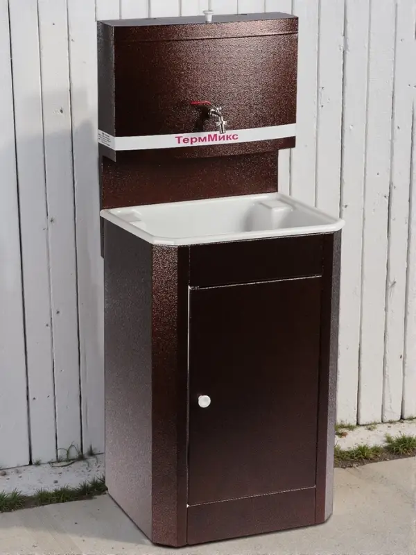 Умывальник &laquo;ТермМикс&raquo;, без ЭВН, пластиковая мойка, 17 л, цвет медь