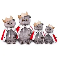 Мягкая игрушка &laquo;Кот Басик-царь&raquo;, 30 см