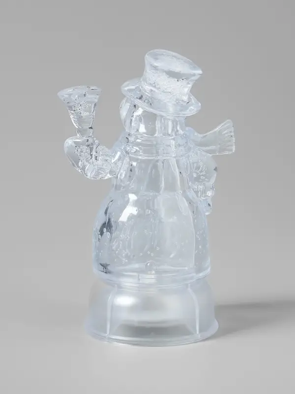 Световая фигура  Световая фигура "Снеговик", 13 см, 1 LED, LR44x3, Т/БЕЛЫЙ