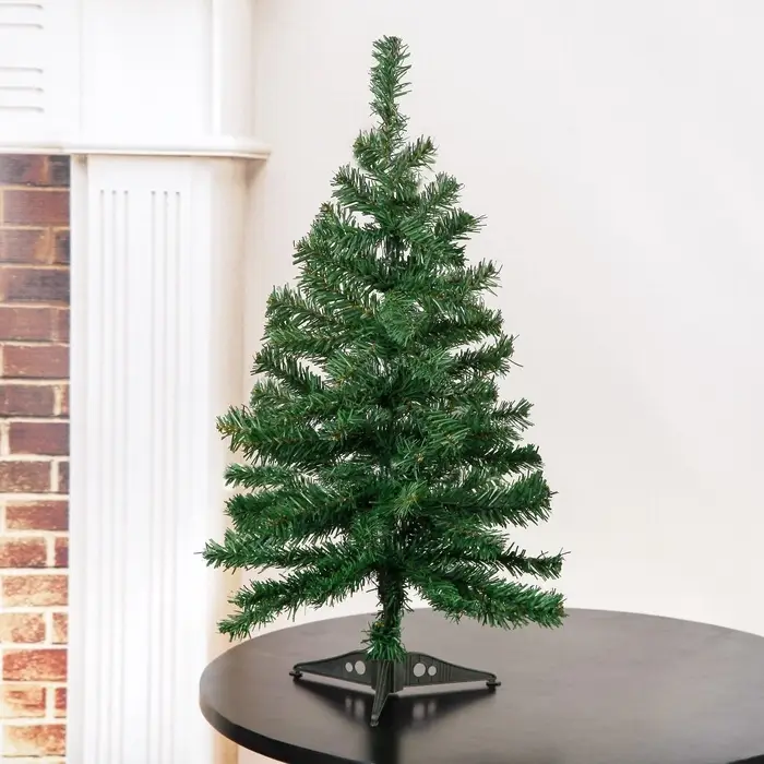 Искусственная ёлка &laquo;Зимнее волшебство. Простая&raquo;, 60 см, d нижнего яруса 30 см, d иголок 6 см, 60 ПВХ веток отгибаются