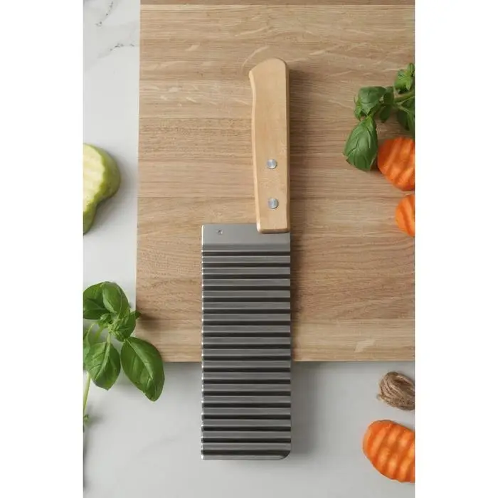 Нож для фигурной резки Доляна, 27&times;6 см, нержавеющая сталь, бежевый